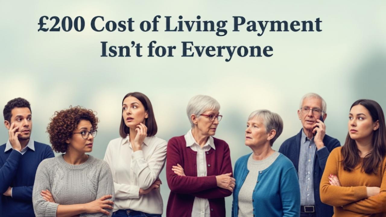 £200 Cost of Living Payment Isn’t for Everyone—Find Out If You Qualify Before It’s Too Late