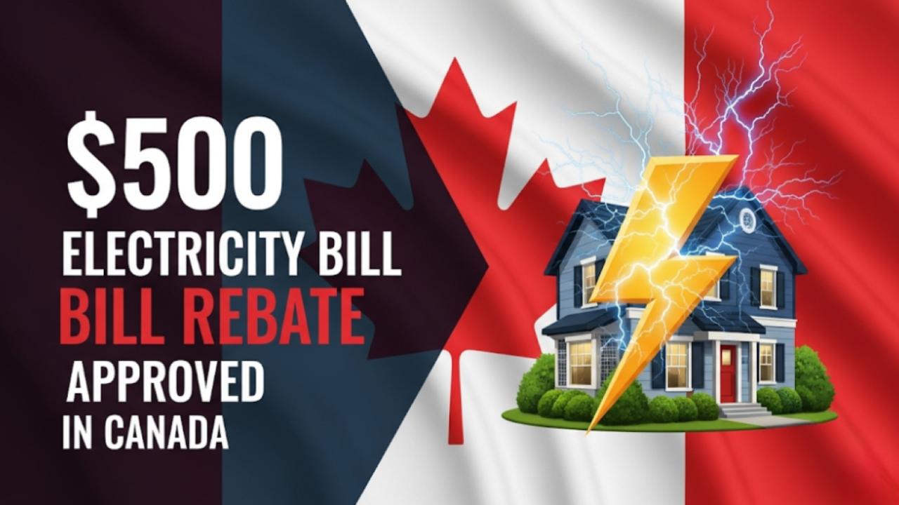 $500 Electricity Bill Rebate Approved in Canada – Check If You’re Eligible and When You’ll Get It