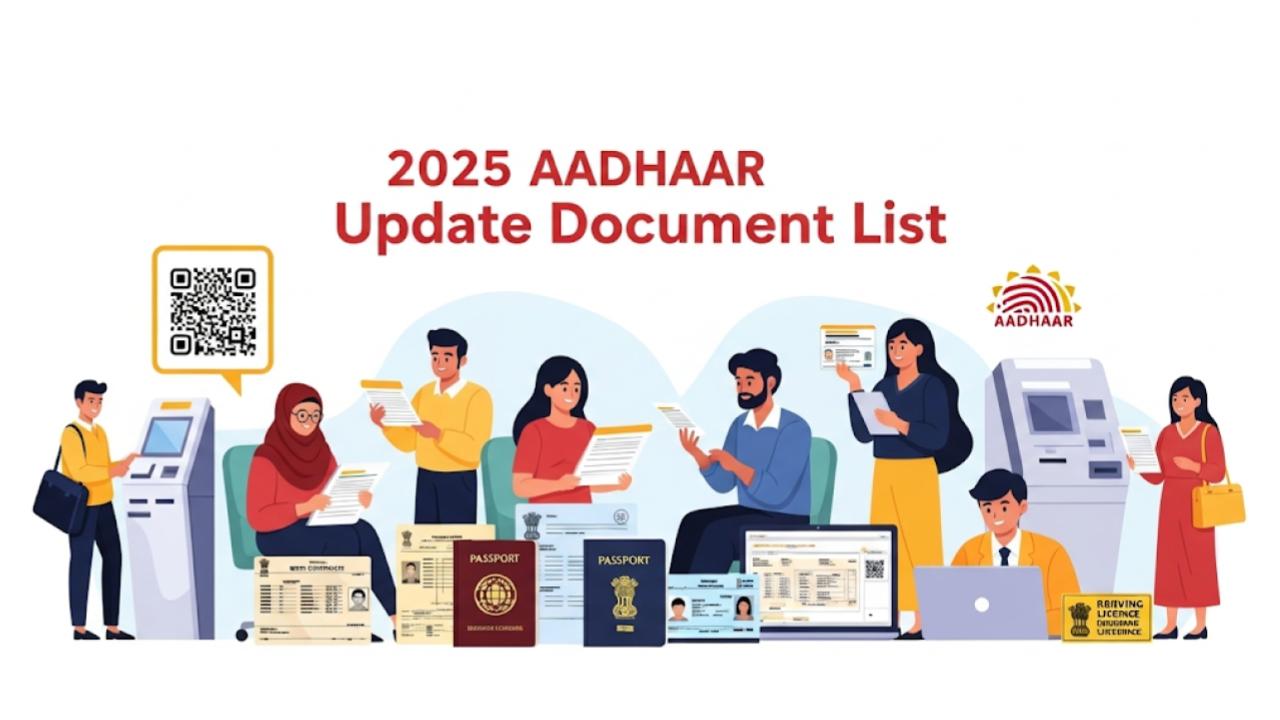Aadhaar Update Document List 2025: Full List of Valid Documents & Easy Steps to Enroll or Update