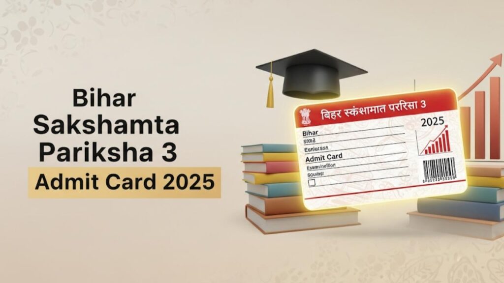 Bihar Sakshamta Pariksha 3 Admit Card 2025: What You Need to Know Before the Deadline