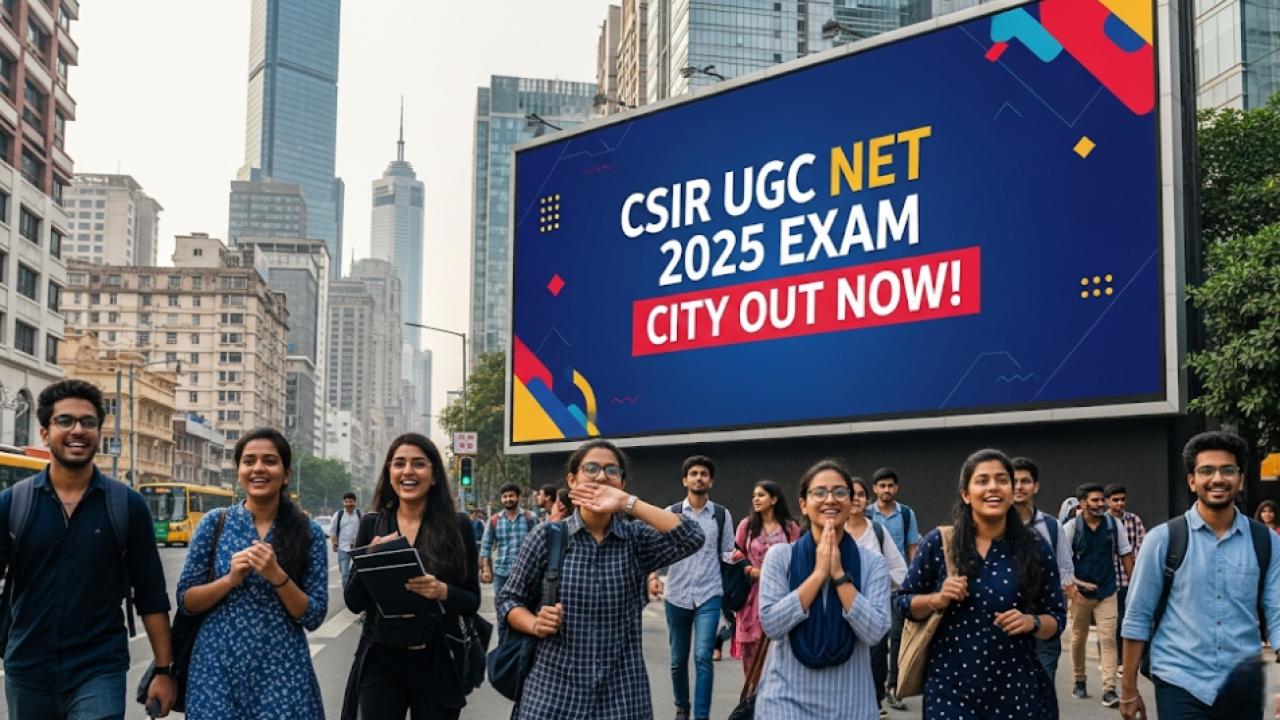 CSIR UGC NET 2025 Exam City Out Now! Check Your Center Before It's Too Late