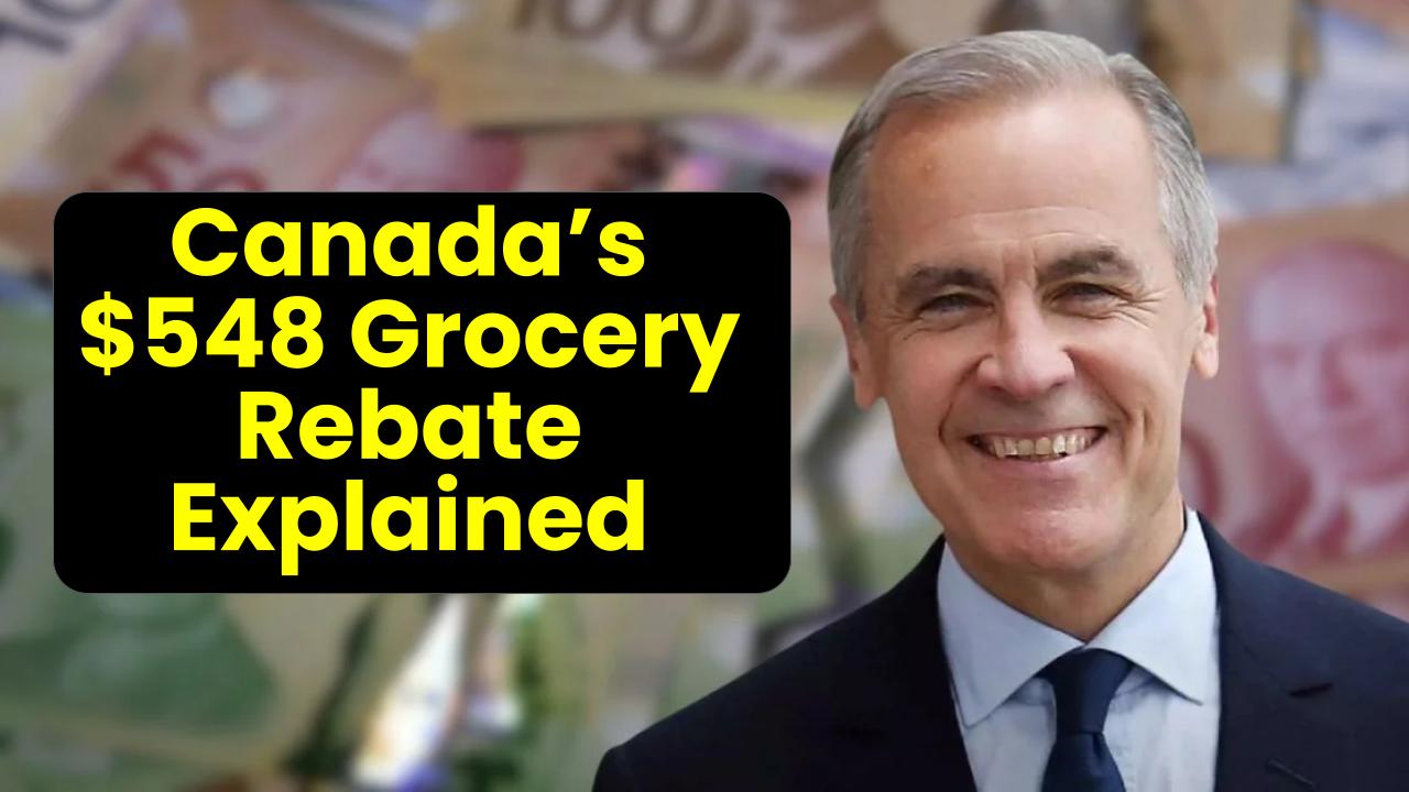 Canada’s $548 Grocery Rebate Explained: Full Eligibility List & Deposit Dates Inside