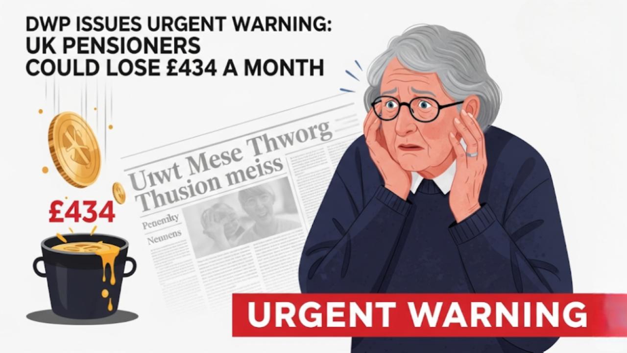 DWP Issues Urgent Warning: UK Pensioners Could Lose £434 a Month — Act Now!
