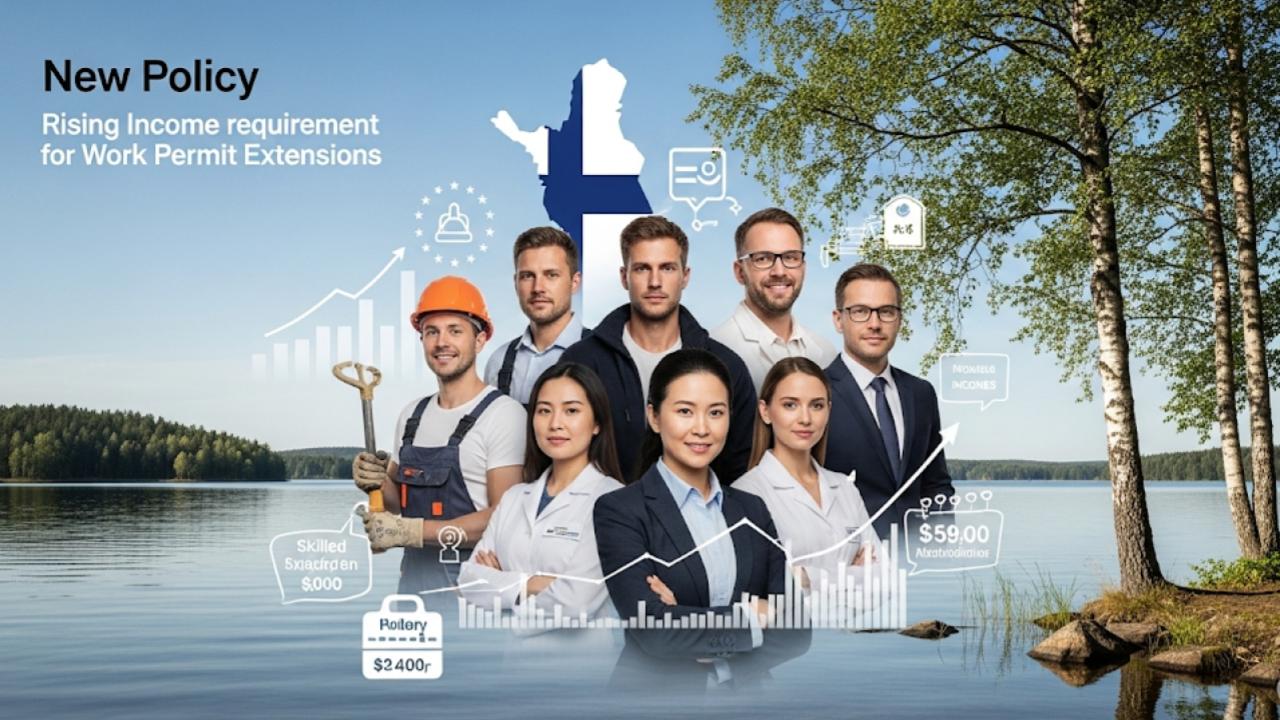 Finland Just Raised the Income Requirement for Work Permit Extensions — What It Means for Foreign Workers!