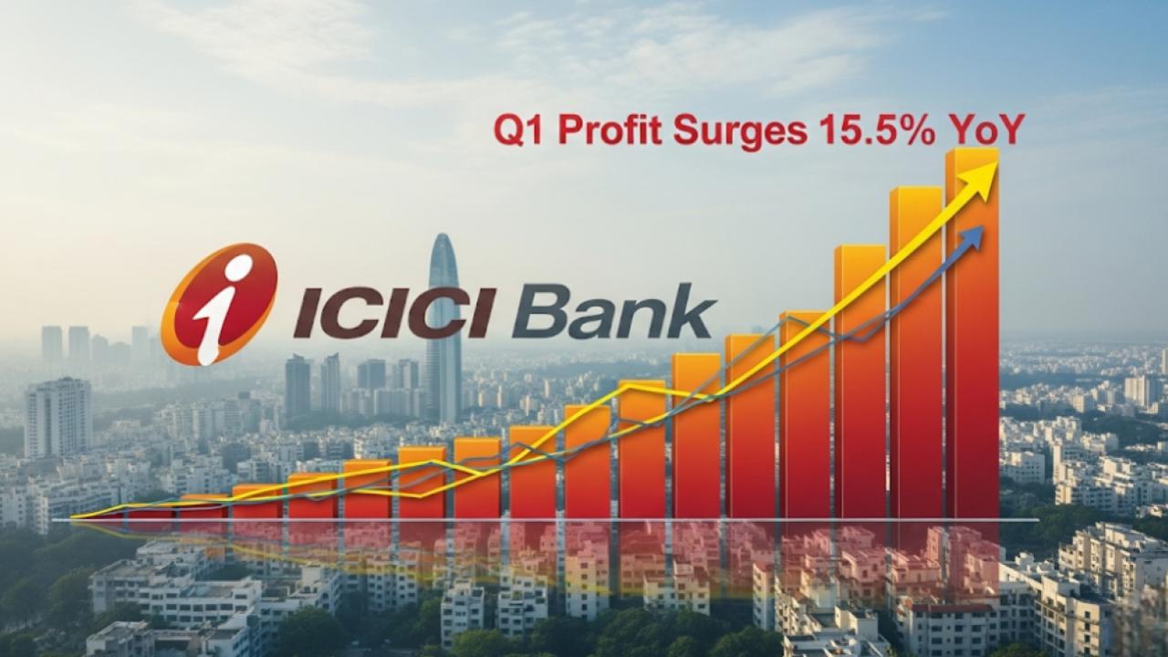 ICICI Bank Q1 Profit Surges 15.5% YoY to ₹12,768 Cr—What’s Fueling This Growth?