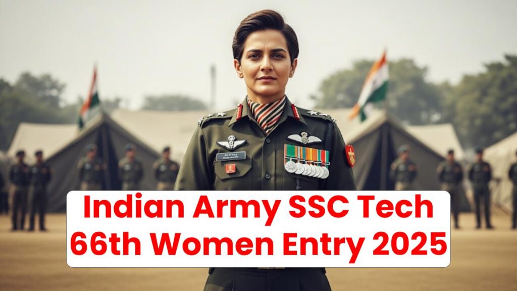 Indian Army SSC Tech 66th Women Entry 2025: Your Complete Guide to Joining the Forces