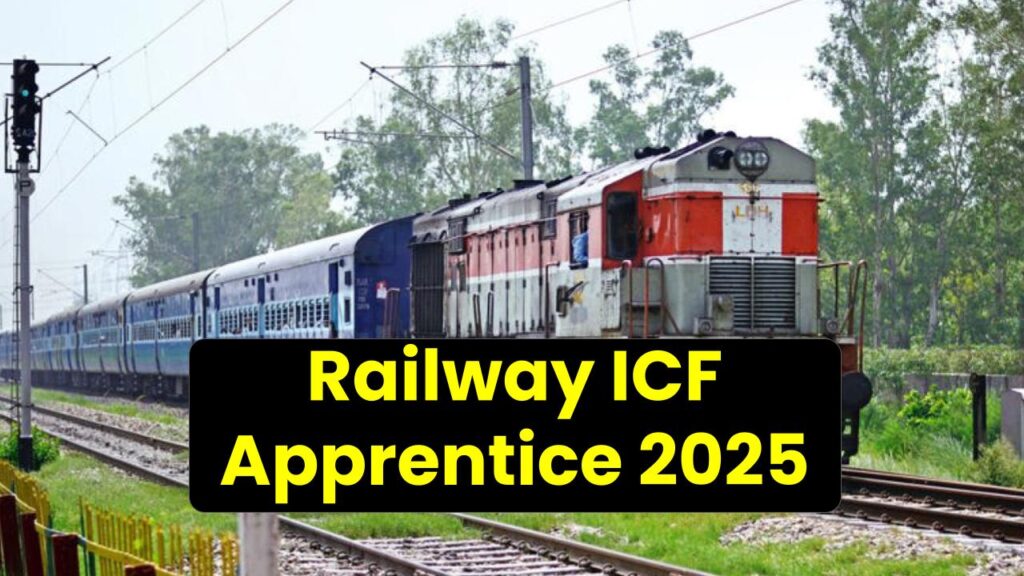 Railway ICF Apprentice 2025: Massive Vacancy Announced — Apply Online Before It's Too Late!