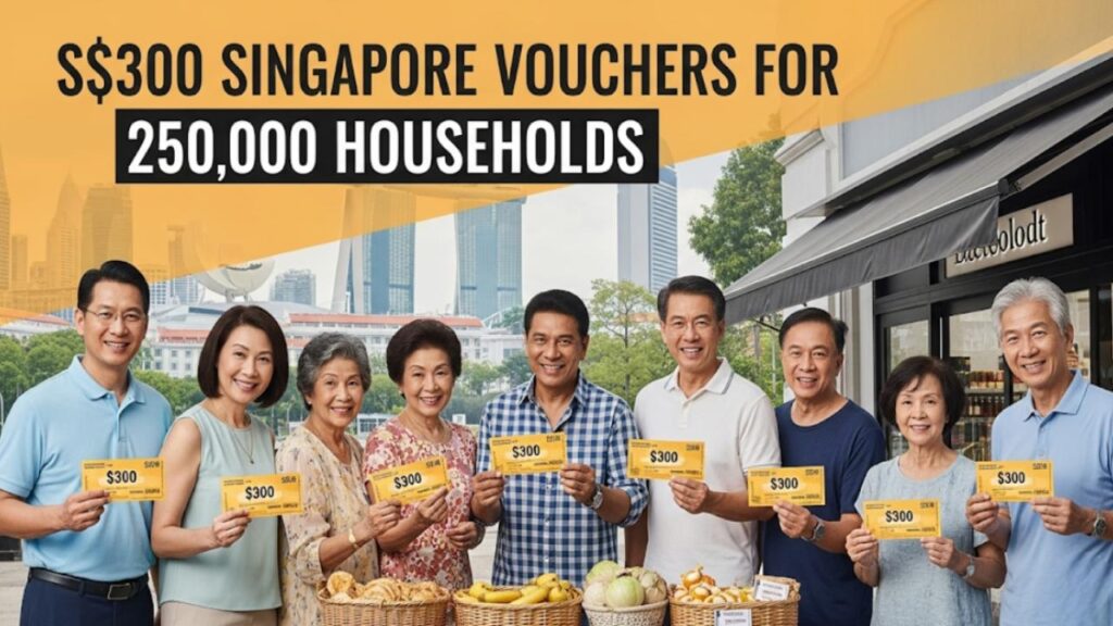 S$300 Singapore Vouchers for 250K Households – Find Out If You’re Eligible & How to Redeem!