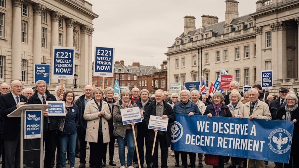 UK Pensioners Demand £221 Weekly Pension — Will the Government Finally Listen?